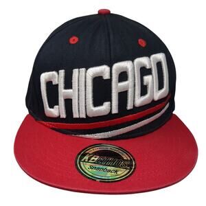 Chicago Snapback Hat Multicolor One Size Adjustable Embroidered KB ETHOS